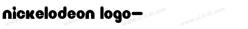 Nickelodeon Logo字体转换